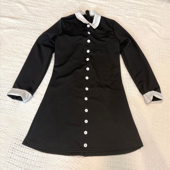 Spirit Wednesday Addams child large Halloween costume dress A3 2974 - Picture 9 of 10